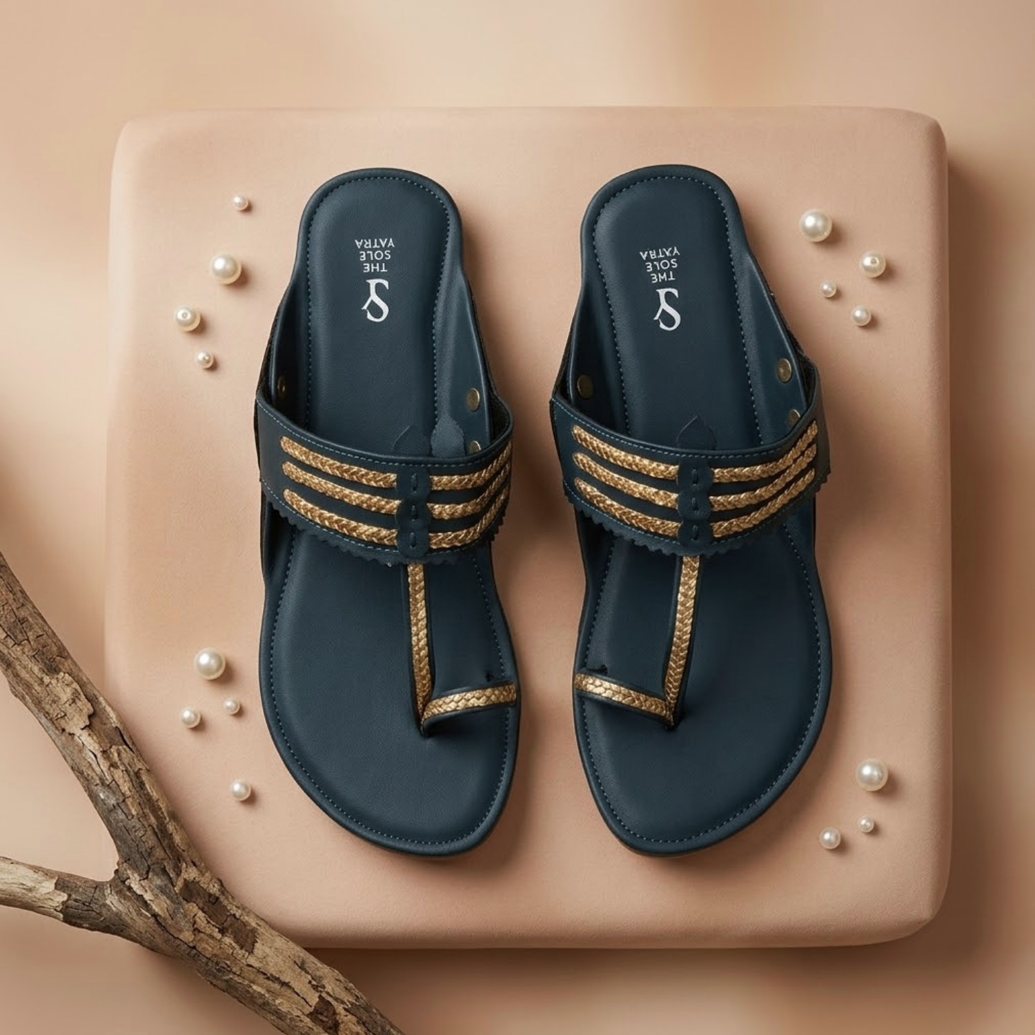 Diva Royal Navy With Braided Glow